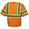 Pioneer Sleeved Vest, Polyester, Hi-Vis Orange, 3XL V1023550U-3XL - alternate 2